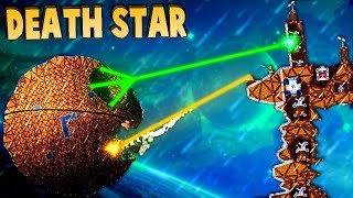 FORTS Space Battles DEATH STAR vs REBEL Cruiser Forts Multiplayer Gameplay Star Wars Maps [upl. by Anitserp400]