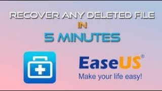 EaseUS Data Recovery Wizard Crack life time recover data 15 year old and guide how to install [upl. by Aynos]