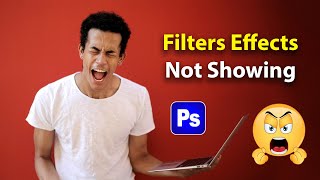 Photoshop Filters Effects Not Showing [upl. by Nigem]