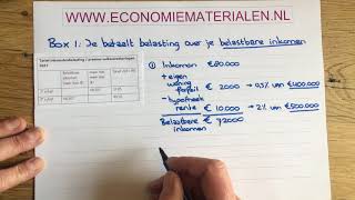 Box 1 Rekenen met de belastingschijven economiematerialen [upl. by Ettezoj]