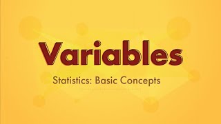 What are Variables in Statistics [upl. by Ahsyek]