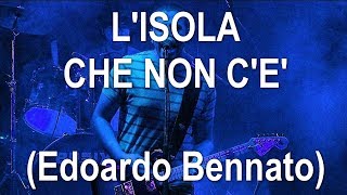 lisola che non cè  karaoke  tonalità bassa DO  Edoardo Bennato [upl. by Warfold]