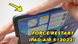 iPad Air 5 2022  How to Force Restart [upl. by Yehudi]