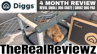 Diggs Revol Dog Crate  Snooz Pad  REVIEW  Discount Code [upl. by Ecinnaj]