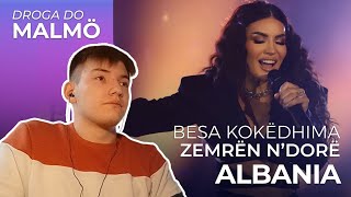 Misja Eurowizja Droga do Malmö  ALBANIA  Besa Kokëdhima  Zemrën Ndorë  REAKCJA 3 ENG SUBS [upl. by Ganiats]