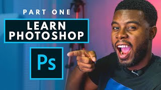 How to Use Adobe Photoshop Part 1 Graphic Design Tutorial for Beginners [upl. by Atilem]