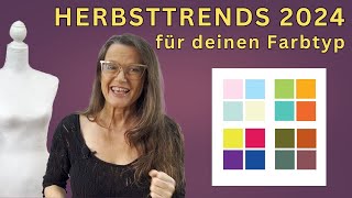 Herbsttrends 2024 für DEINEN Farbtyp [upl. by Law]