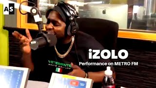 Dj Maphorisa Performs quotiZoloquot Live on Metro FM [upl. by Akinajnat]