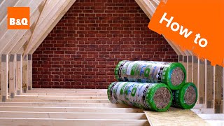 How to install loft insulation  DIY [upl. by Xonnel]