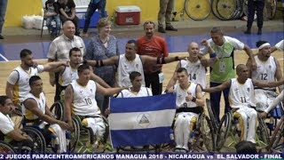 Segundos Juegos Para Centroamericanos Managua 2018  BALONCESTO  NICARAGUA vs EL SALVADOR  Final [upl. by Eneres]