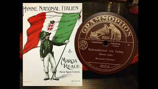 Nationalhymne von Italien  Marcia reale  Grammophon Harmonie Orchester 2312A Italy Anthem [upl. by Atekihs737]