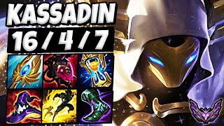 Kassadin MID vs Aurelion Sol  OTP  Lol Korea Master Patch 148 ✅ [upl. by Anohr]