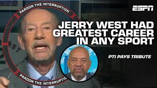 Tony Kornheiser amp Michael Wilbon remember Jerry West  PTI [upl. by Kiefer]