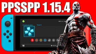 Actualización de PPSSPP 1154 nativo en switch [upl. by Airelav]