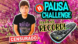 EL PAUSA CHALLENGE MÁS GRANDE DE INTERNET  Rompimos un récord [upl. by Ueih190]