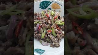 Fried Pork Dinakdakan cooking pulutanfilipinofood alberttellafer [upl. by Haimrej843]