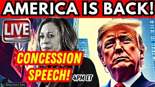 🚨“YOU’RE FIRED” Kamala Harris Concession Speech LIVE – Don’t Miss This [upl. by Gnod574]