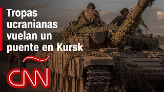 Resumen en video de la guerra Ucrania  Rusia Tropas ucranianas vuelan un puente en Kursk [upl. by Bili854]