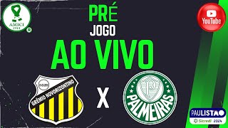 PRÉJOGO  NOVORIZONTINO x PALMEIRAS  PAULISTÃO 2024  AO VIVO [upl. by Drofiar]