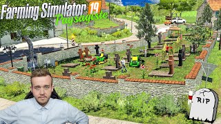 RÉNOVATION DUN CIMETIÈRE ABANDONNÉ  Paysagiste  FARMING SIMULATOR 19 [upl. by Ialohcin210]