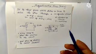 Magnetomotive force mmf in bangla  bengali [upl. by Meier551]