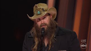 Chris Stapleton Accepts the 2021 CMA Award for Male Vocalist of the Year  The CMA Awards [upl. by Petulah]