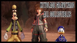 Kingdom Hearts 3 Keyblade Graveyard amp The Final World All Collectibles KH3 Treasures [upl. by Duquette988]