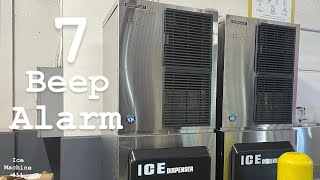 Hoshizaki ice machine troubleshooting  7 beep alarm [upl. by Burner]