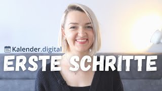 Erste Schritte in Kalender Digital [upl. by Arihppas]