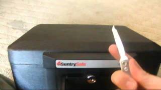 How to pick the lock on a sentry safe [upl. by Leahcimal]