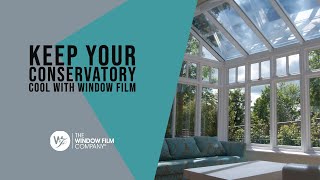 Conservatory Roof Heat Reduction Film Installation [upl. by Annodal705]