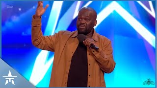 DALISO CHAPONDA ONE OF THE BEST COMEDIAN AUDITIONS EVER ON BRITAINS GOT TALENT [upl. by Fawna]