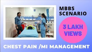 MBBS case scenario Chest painMI [upl. by Culberson]