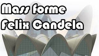 Learn revit in 5 Minutes Mass forme Felix Candela [upl. by Ahsiaa]