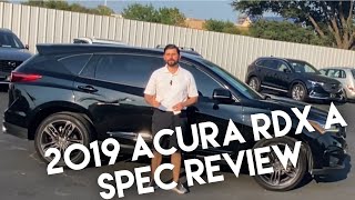 2019 Acura RDX A Spec Review [upl. by Olzsal]