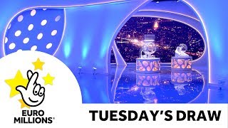 The National Lottery ‘EuroMillions’ draw results from Tuesday 3rd December 2019 [upl. by Bat]