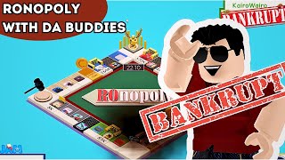 Playing Monopoly BUT IN ROBLOX I got bankrupt  RONOPOLY [upl. by Eibba771]