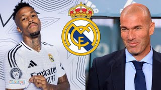 TRES BONNE NOUVELLE POUR LE REAL AVEC EDER MILITAO   ZIDANE TOUJOURS AMOUREUX DU REAL MADRID [upl. by Erodisi158]