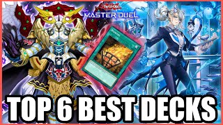 TOP 6 BEST DECKS in MASTER DUEL Post Banlist [upl. by Dart741]