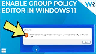 How to Enable the Group Policy Editor in Windows 10 amp 11 Home Editions [upl. by Tally]