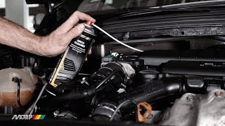 How to clean the airco of your car with MOTIP Airco Cleaner [upl. by Zuliram]