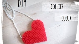 saint valentin  collier coeur diy [upl. by Berrie712]