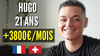 Hugo 21 ans 3800€ par mois FRONTALIER SUISSE [upl. by Annayat165]