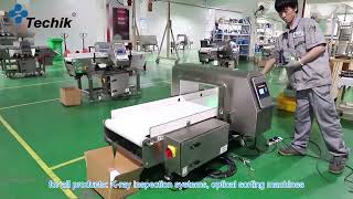 Techik InspectionampSorting Equipment  Metal Detector Checkweigher and Optical Color Sorter Supplier [upl. by Eatnohs]