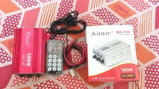 Mini amplificador kinter 500 watts [upl. by Brouwer]