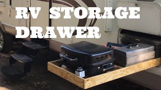 DIY RV Storage Drawer [upl. by Haidabo]