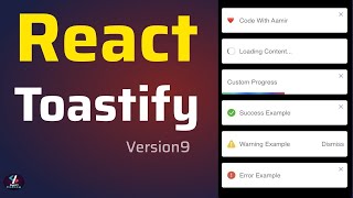 Toastify  Toastify React  Toastify in React JS  How to Use Toastify in React  React JS Basic [upl. by Reilly]