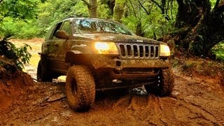 Jeep WJ and Mates on Thompsons Te Aroha Side [upl. by Lerrej]