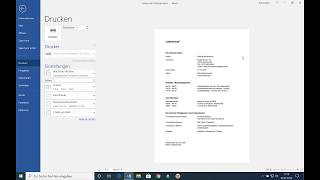 Tabellarischer Lebenslauf mit Word erstellen [upl. by Ramuk]