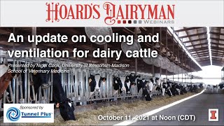 An update on cooling and ventilation for dairy cattle [upl. by Randall]